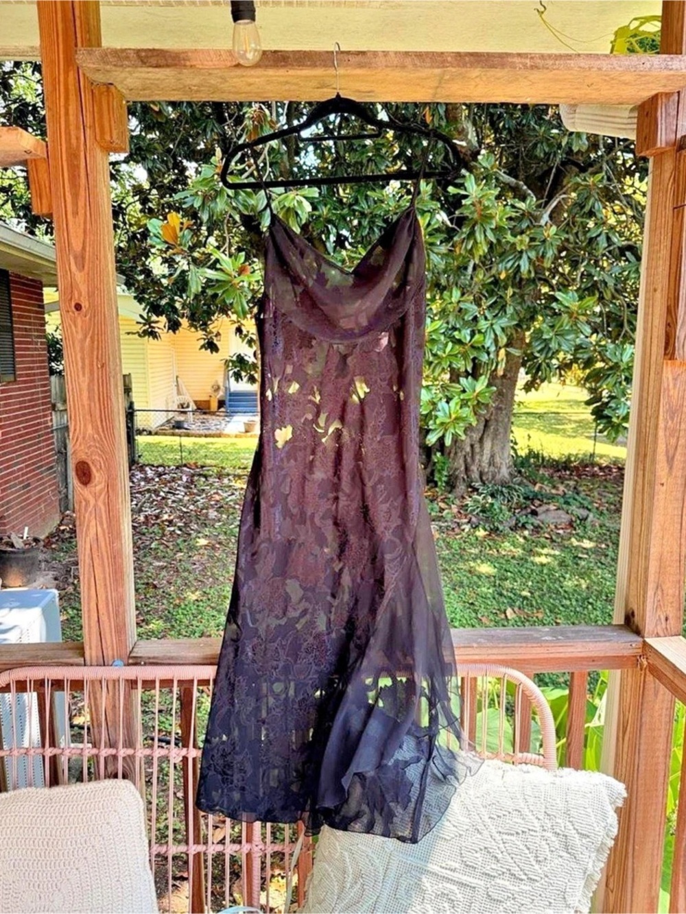 90s Gold Label Victoria’s Secret Black Lace Slip